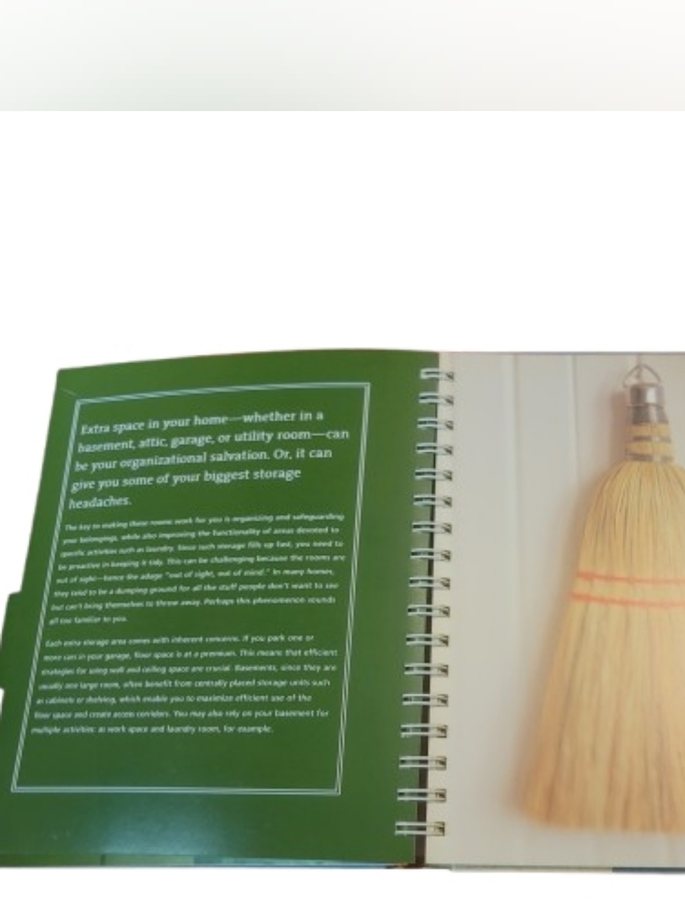 Home Organizing Workbook Declutter Guide Storage Organization Planner Book - Picture 4 of 5